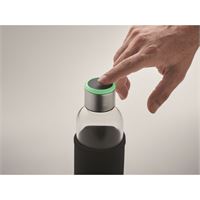BOTTIGLIA CON PROMEMORIA IN VETRO BOROSILICATO